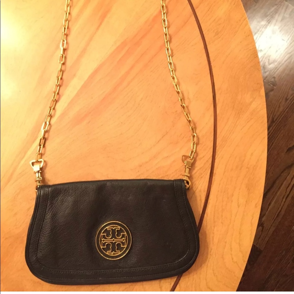 Tory Burch Amanda Crossbody Bag - Black Leather
